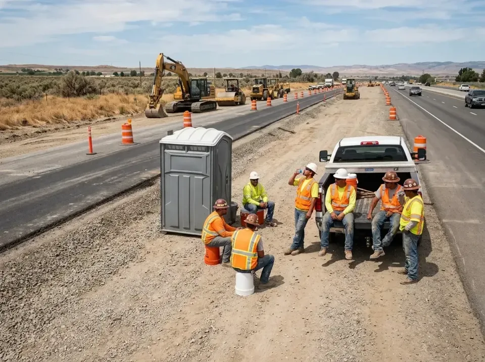highway-road-construction-crew-007 — frequently asked questions, Porta Potty and Restroom Rentals in Manteca, CA